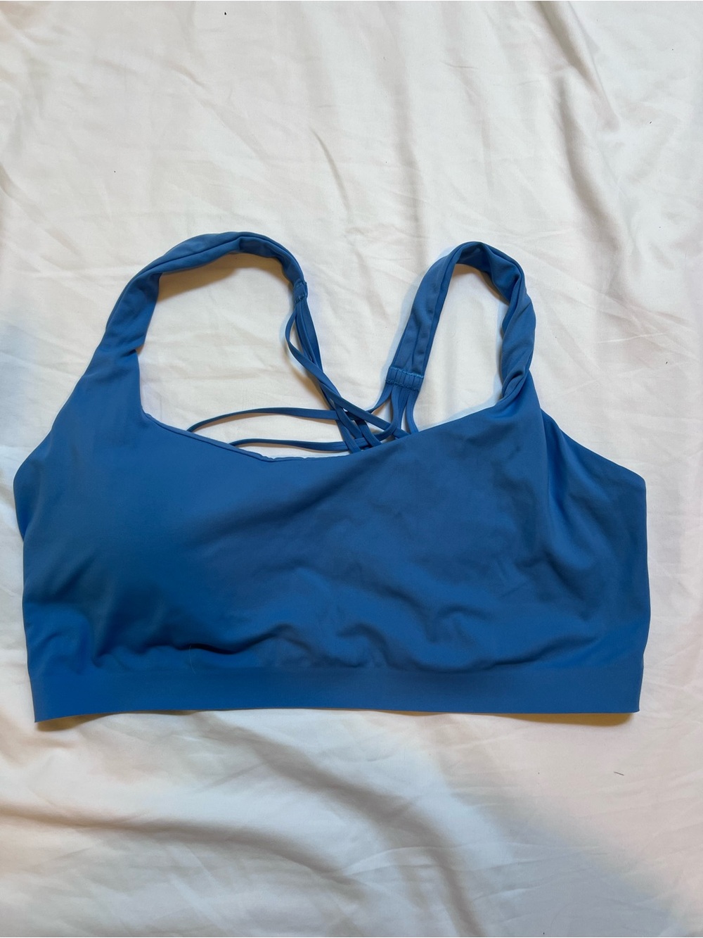 Lululemon FlexyFlex Strappy Yoga Bra D-DDD cups - blue